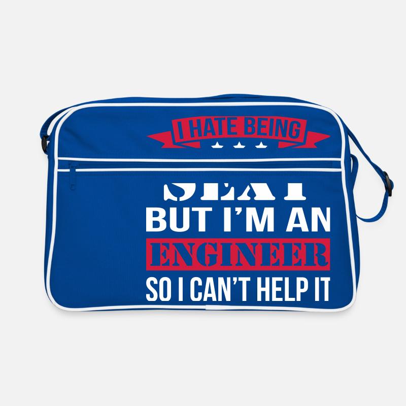 I Hate Being Sexy But I'm Engineer Retro Tasche