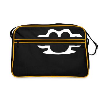 Brass Knuckles - Coup de poing américain - Sac Retro - noir/or - Devant