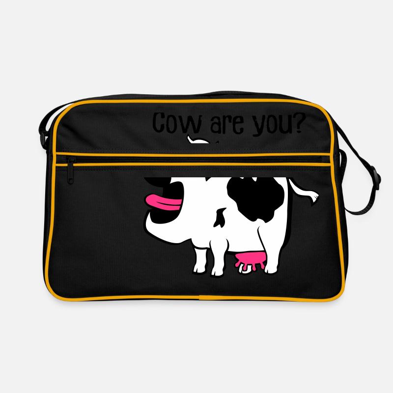 Kuh sind Sie? Retro Tasche