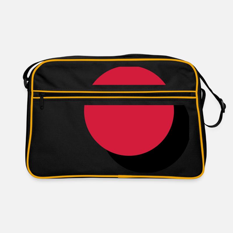 Two touching circles Retro Bag