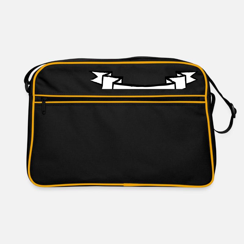 Banner gebogen Retro Tasche