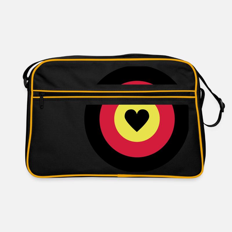 I love Germany Dartscheibe Retro Tasche