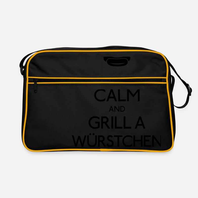 Keep Calm Bratwurst Retro Tasche