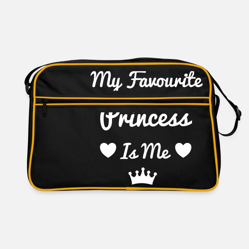 Princess - Retro Tasche - Schwarz/Gold