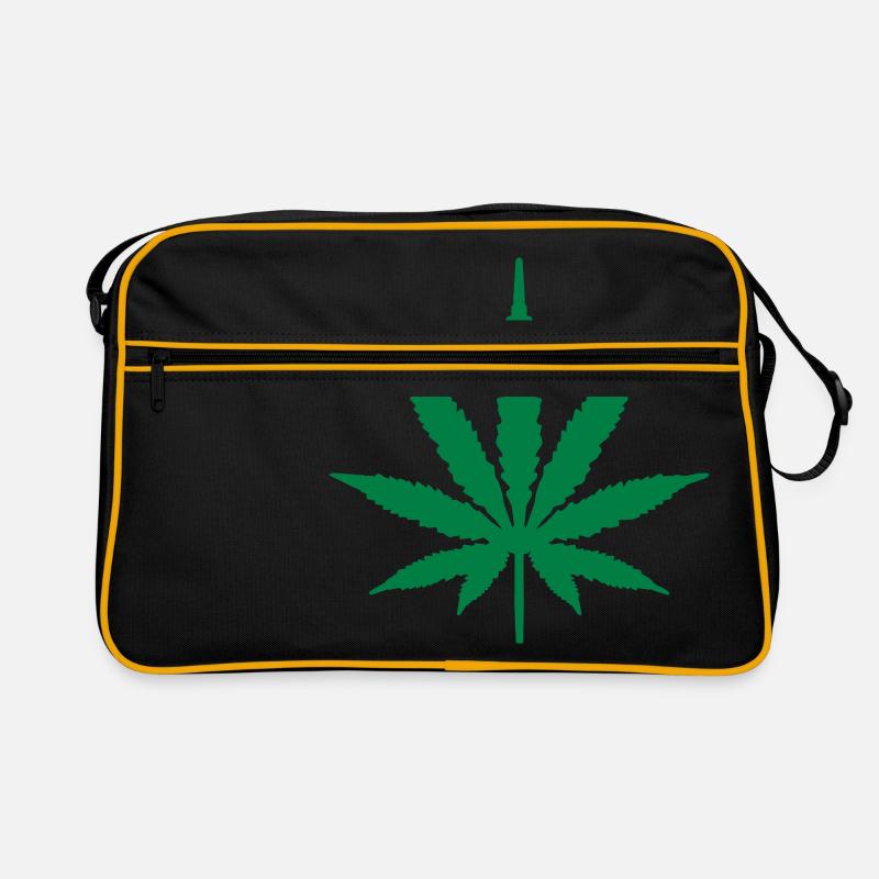 Marijuana Leaf Retro Bag