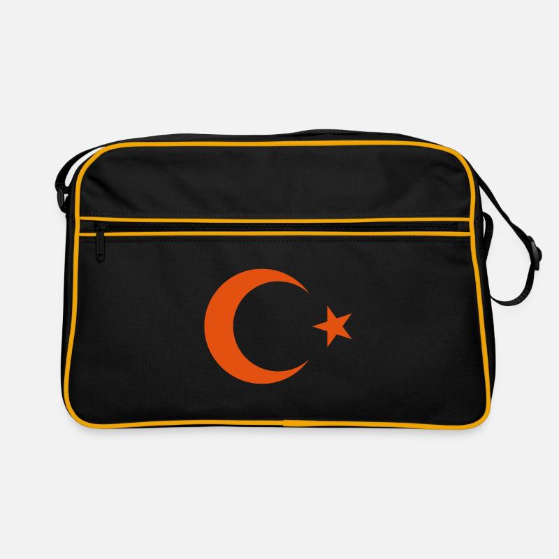 Ayyildiz - Retro Tasche - Schwarz/Gold