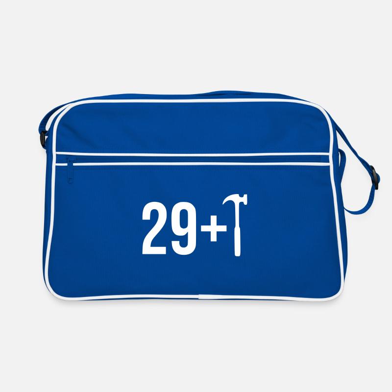 Handwerker wird 30 Jahre alt Retro Tasche