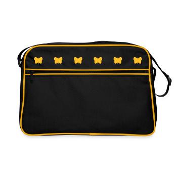 Ligne papillons déco papillon déco - Sac Retro - noir/or - Devant