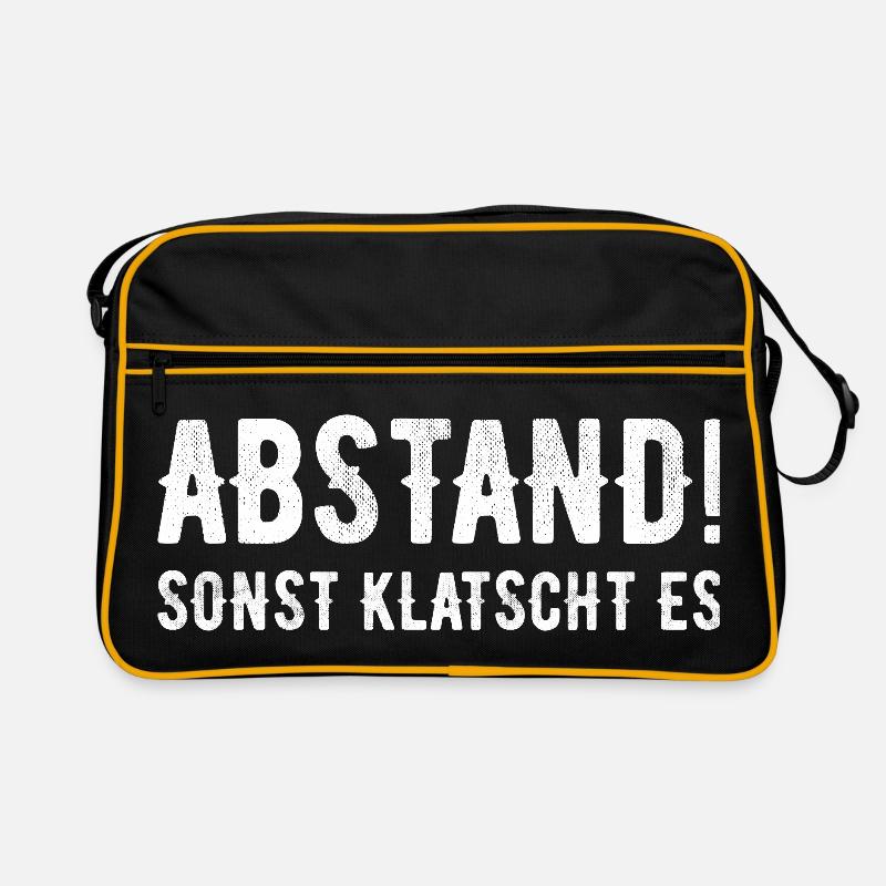 Distance otherwise it will clap Retro Bag