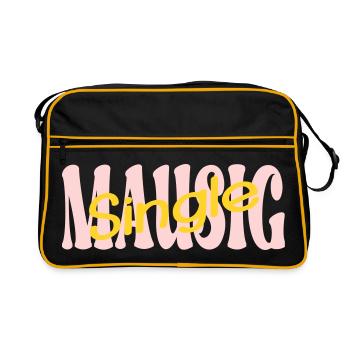 Petite amie souris célibataire - Sac Retro - noir/or - Devant