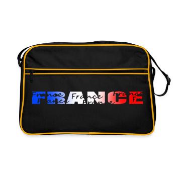 France - Retro Bag - black/gold - Front