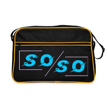 Soso - Retro Bag - black/gold - Front