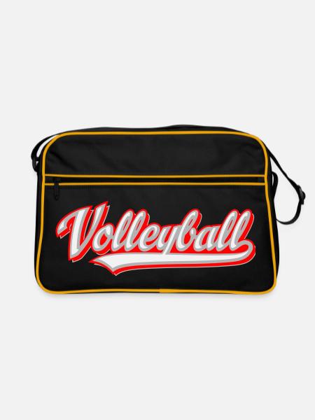 Volley-ball - Sac Retro - noir/or - Devant