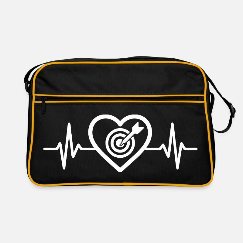 Jeu de Fléchettes Cœur Cible Sac Retro