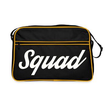 Squad - Retro Bag - black/gold - Front