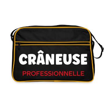 Crane - Retro Tasche - Schwarz/Gold - Vorne