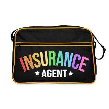 Insurance Insurance Agent Assets - Retro Bag - black/gold - Front