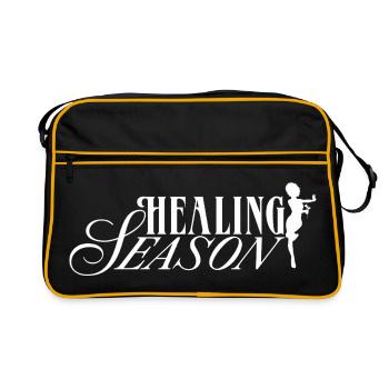 Healing Season Self-Love & Mindful Living ConcepT - Retro Bag - black/gold - Front