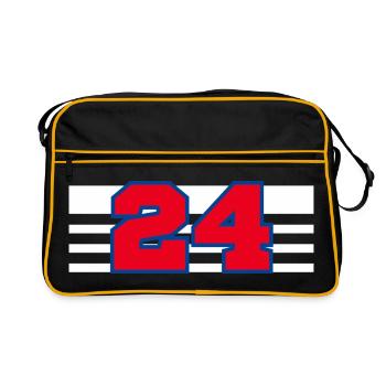 Numéro 24 France - Sac Retro - noir/or - Devant