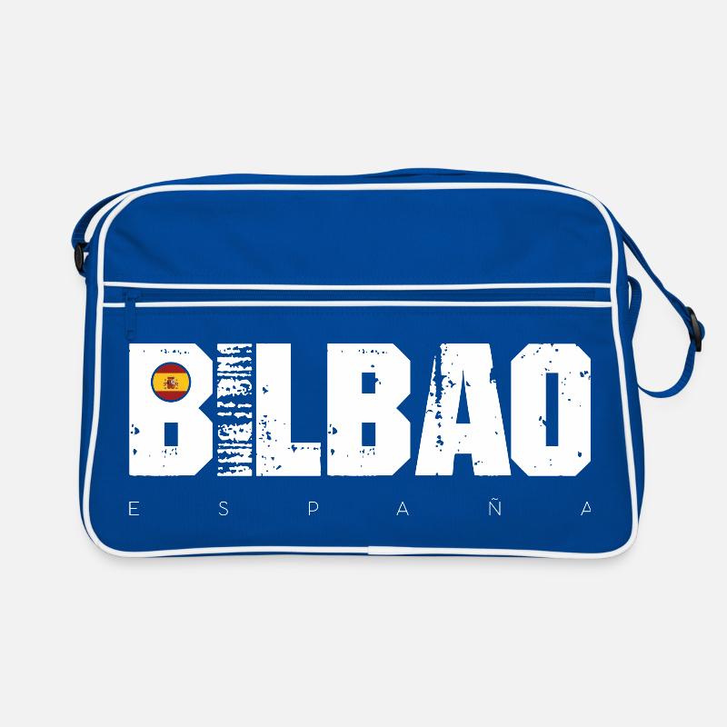 Big Bad Typographie en détresse avec drapeau espagnol Sac Retro