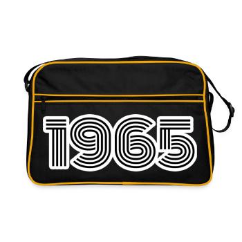 Né en 1965 - Sac Retro - noir/or - Devant
