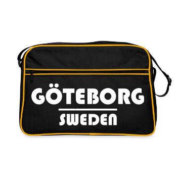 Goteborg originaires de Göteborg - Sac Retro - noir/or - Devant