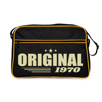 55e anniversaire 55e anniversaire Original 1970 - Sac Retro - noir/or - Devant