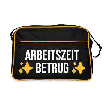Fraude au temps de travailMeme - Sac Retro - noir/or - Devant