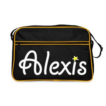 Alexis - Sac Retro - noir/or - Devant