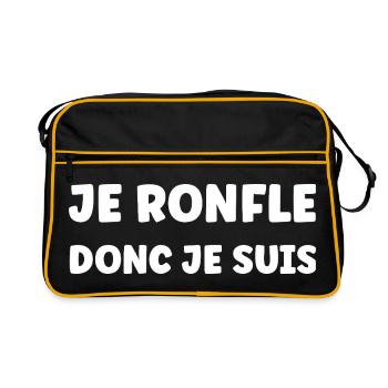 ronfle - Sac Retro - noir/or - Devant
