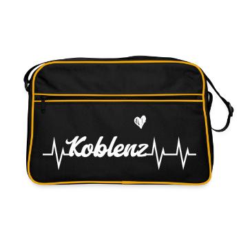 Heartbeat Coblence - Sac Retro - noir/or - Devant