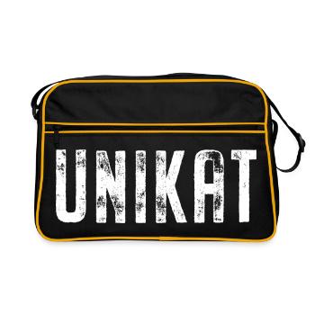 Unique Unique Individual Self-Worth Unique - Retro Bag - black/gold - Front