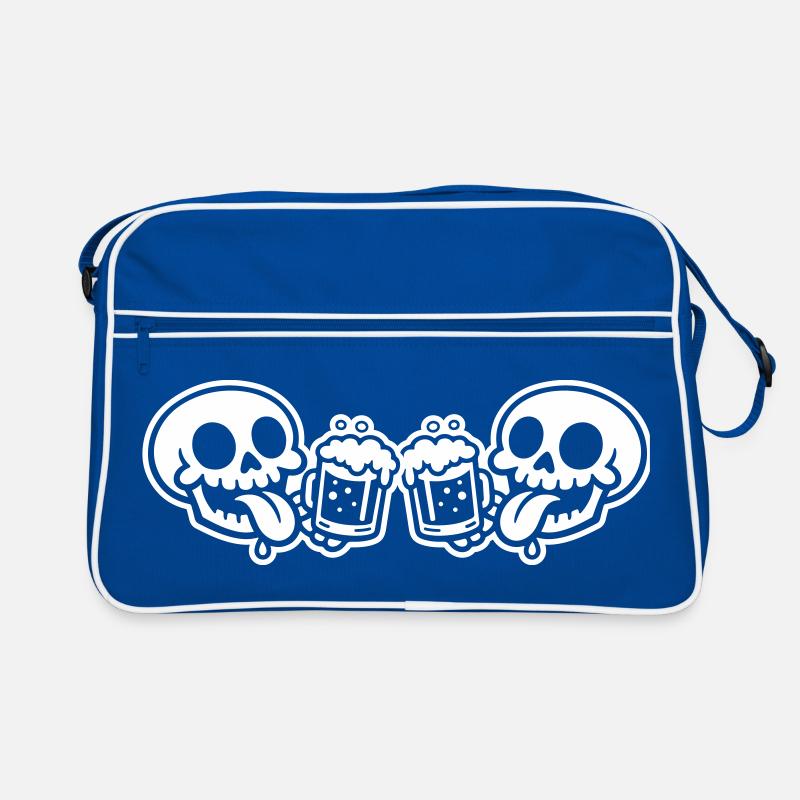 Skelett Team Bier Retro Tasche
