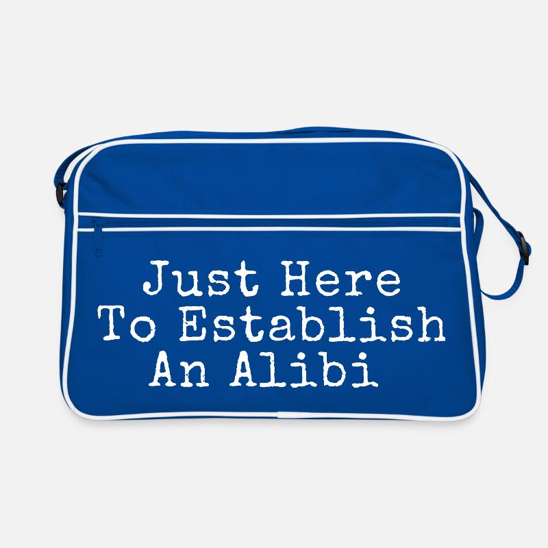 Établir un alibi : true crime drôle Sac Retro
