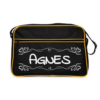 Hearts Agnes - Retro Bag - black/gold - Front