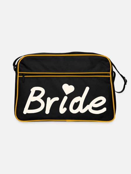 Bride - Retro Tasche - Schwarz/Gold