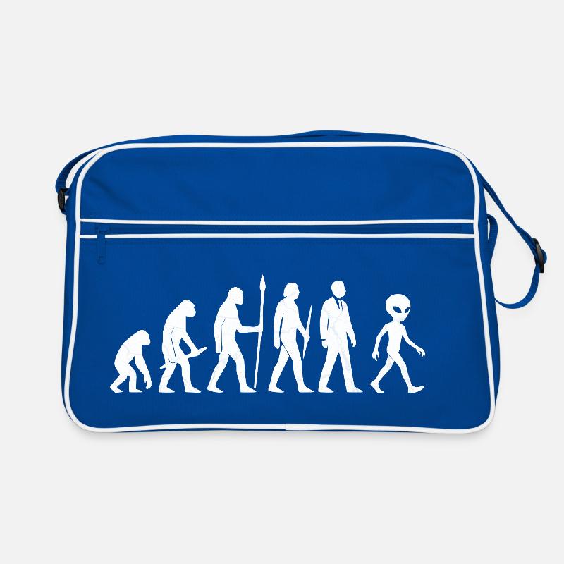 From Ape to Alien – Evolution Reloaded Retro Tasche