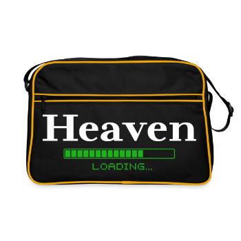 Chargement du paradis - Christian - Sac Retro - noir/or - Devant