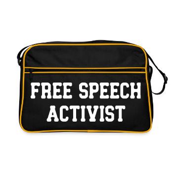 Committed Design and Freedom of Expression - Retro Bag - black/gold - Front