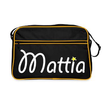 Mattia - Sac Retro - noir/or - Devant