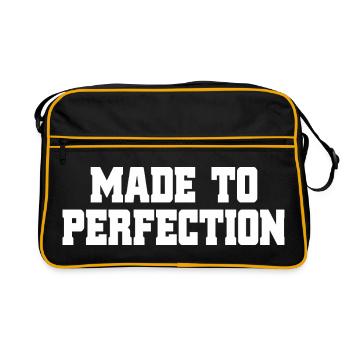 Made To Perfection Matured To Perfection Perfect - Retro Bag - black/gold - Front