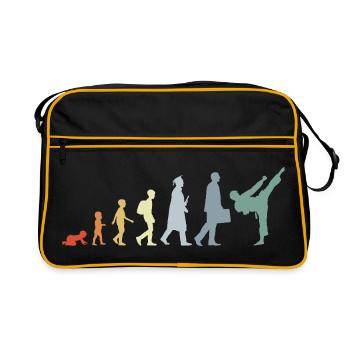 Retro Karateka Evolution - Retro Bag - black/gold - Front