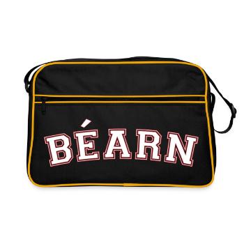 Bearn T-Shirt Cadeau Humour - Sac Retro - noir/or - Devant