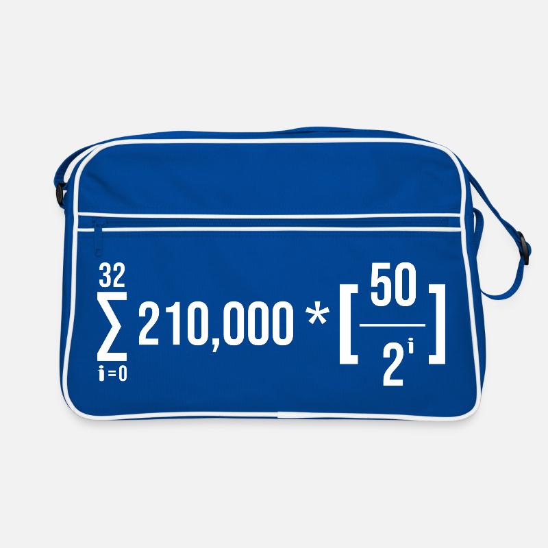 Bitcoin Supply Formula Retro Bag