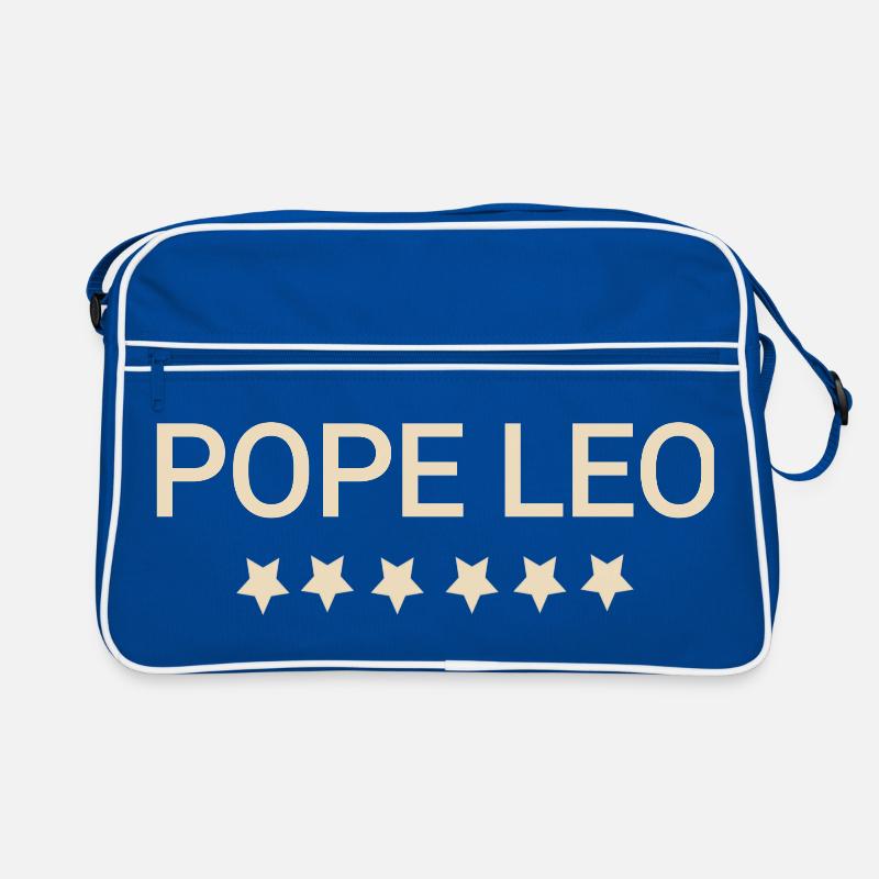 papst leo text Retro Tasche