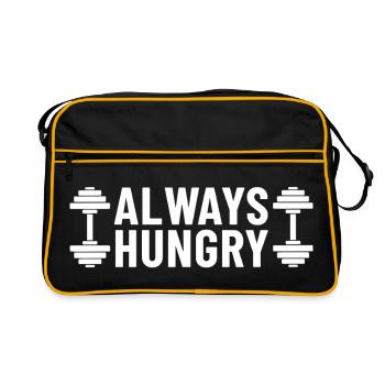 Haltères Always Hungry - Sac Retro - noir/or - Devant