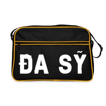 Đa Sỹ Hanoï, Vietnam - Sac Retro - noir/or - Devant