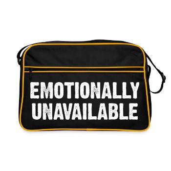 Emotionally Unavailable - Retro Bag - black/gold - Front