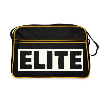 Maillot Elite Lettering - Sac Retro - noir/or - Devant