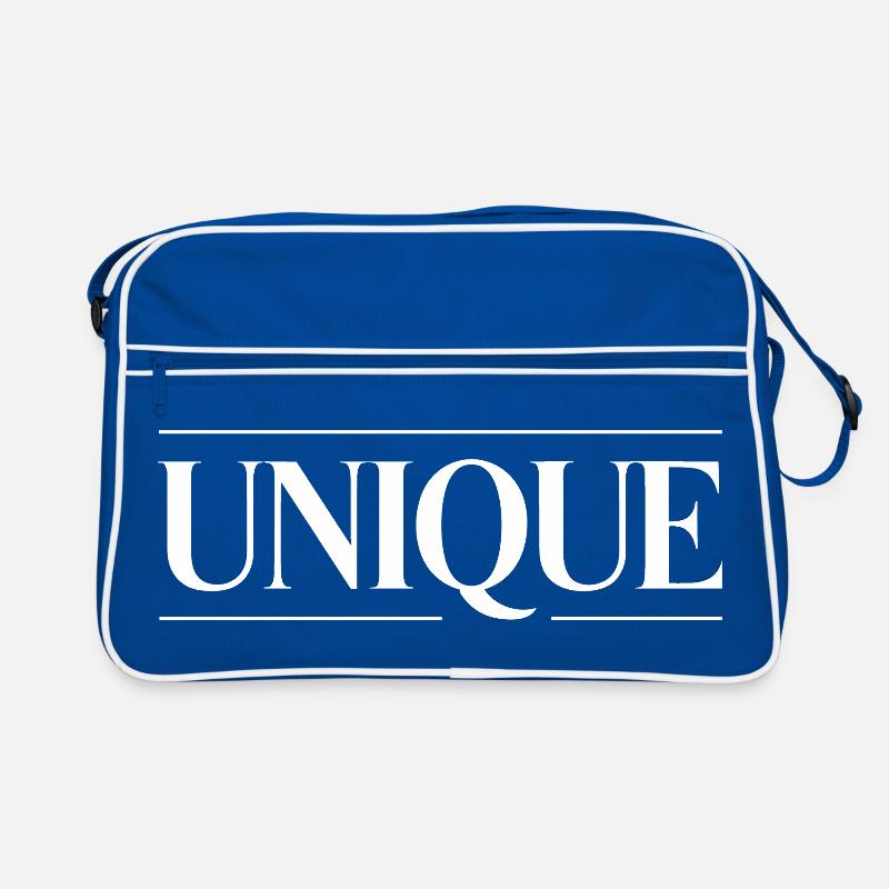 Unique Einzigartig Unikat Selbstwert Einzig Artig Retro Tasche